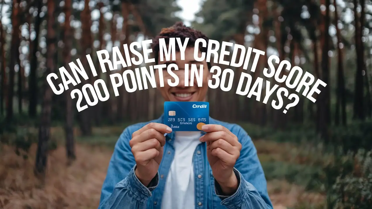 Can I raise my credit score 200 points in 30 days?