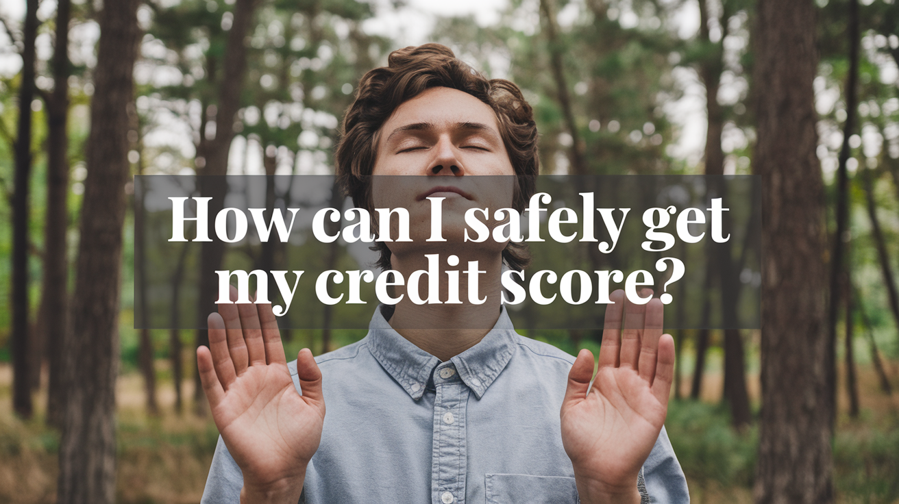 How can I safely get my credit score?