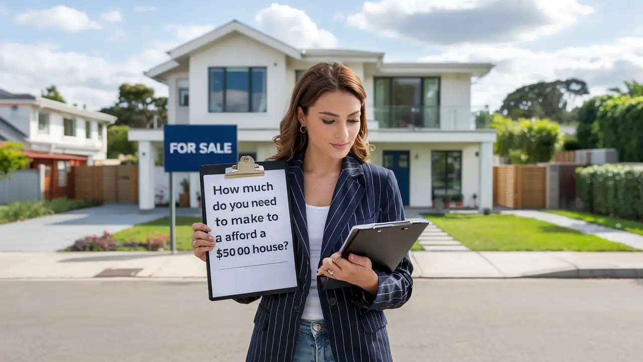 How much do you need to make to afford a $350 000 house?