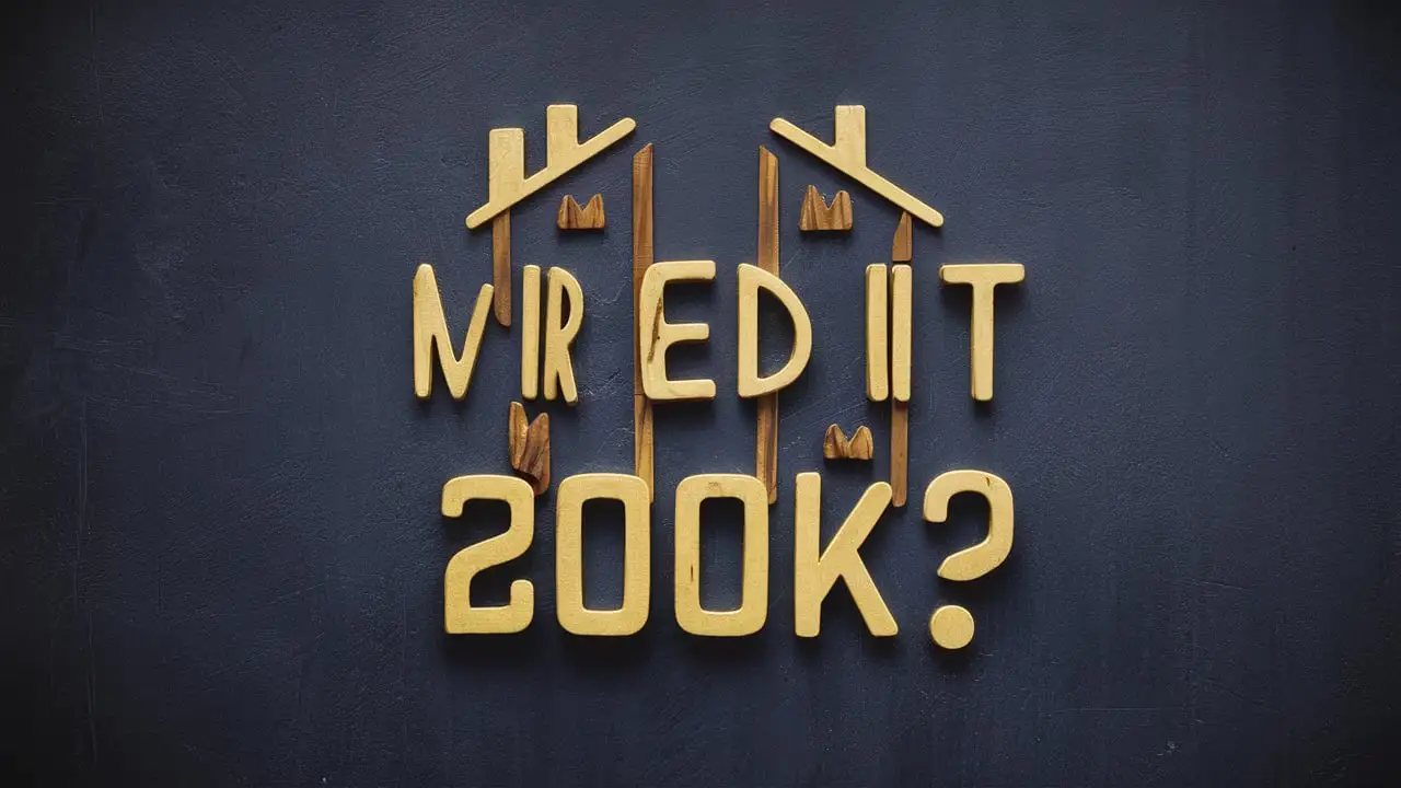 What credit score is needed to buy a 200k house?